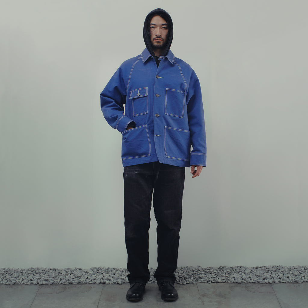 CHORE COAT IN BLUE CANVAS